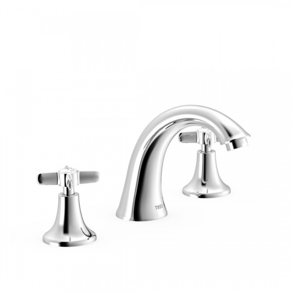 Tres Clasic bateria umywalkowa 3-otworowa chrom 24210601