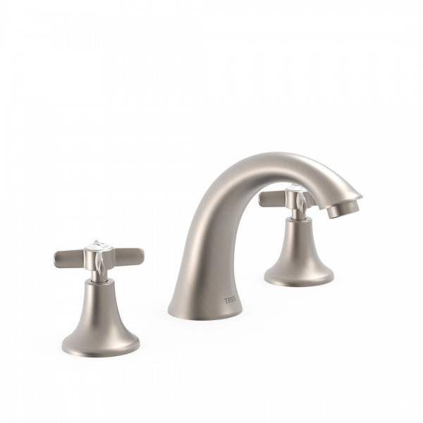 Tres Clasic bateria umywalkowa 3-otworowa stal 24210601AC