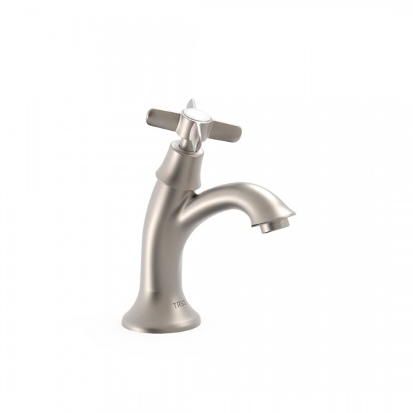 Tres Clasic zawór umywalkowy stojący stal 24250301AC