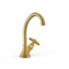 Tres Clasic zawór umywalkowy stojący stare złoto 24230601LV