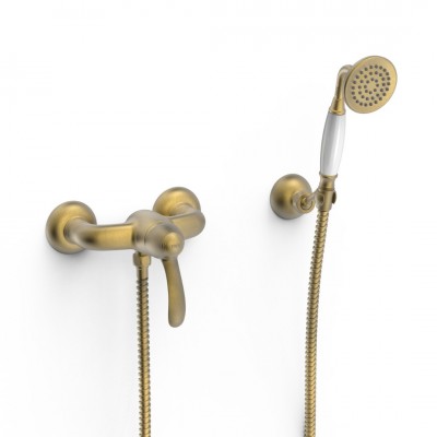 Tres Clasic bateria prysznicowa stare złoto mat 24216701LM