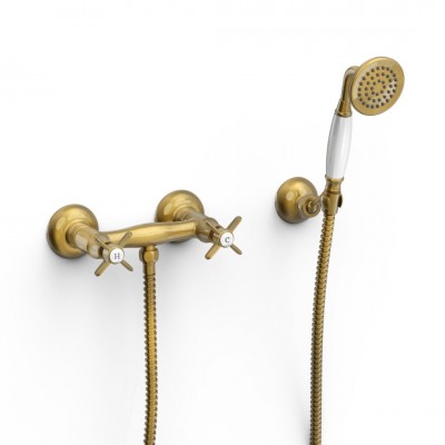 Tres Clasic bateria prysznicowa stare złoto 24216301LV