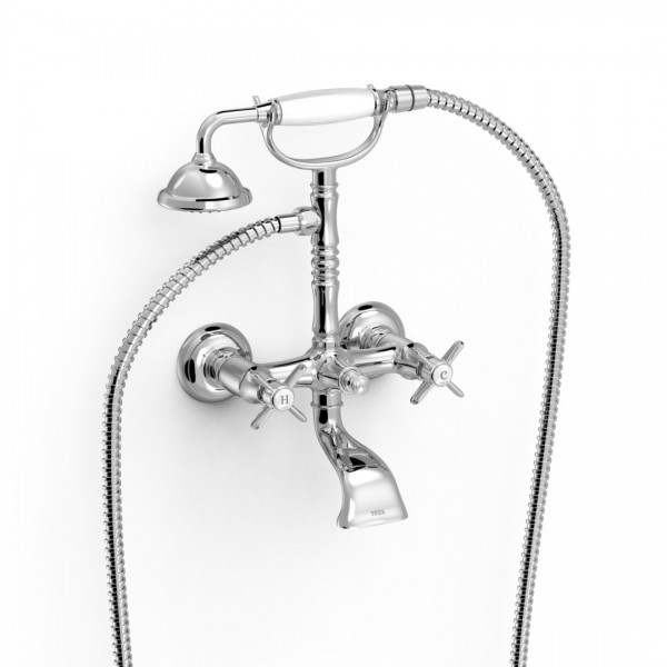 Tres Clasic bateria wannowa kompletna chrom 24217601