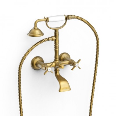 Tres Clasic bateria wannowa kompletna stare złoto 24217601LV