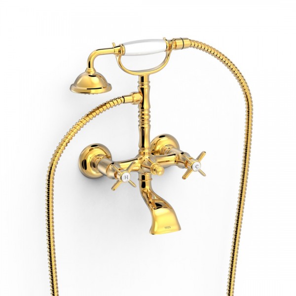 Tres Clasic bateria wannowa kompletna złota 24217601OR