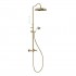 Tres Clasic zestaw natryskowy z baterią prysznicową stare złoto 24219101LV