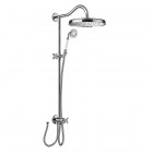 Tres Clasic komplet prysznicowy do baterii natynkowych retro chrom 24247601