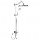 Tres Clasic komplet prysznicowy do baterii natynkowych retro stal 24247601AC