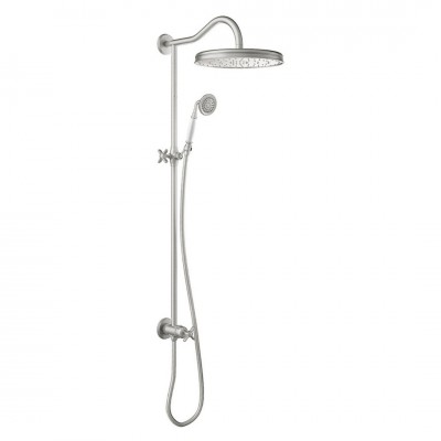 Tres Clasic komplet prysznicowy do baterii podtynkowych retro stal 24247602AC