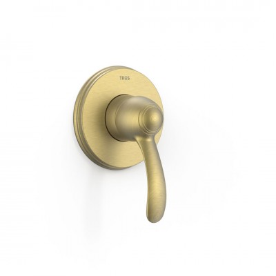 Tres Clasic bateria podtynkowa natryskowa stare złoto mat 24217701LM
