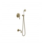 Tres Clasic zestaw wannowy retro stare złoto mat 24218005LM