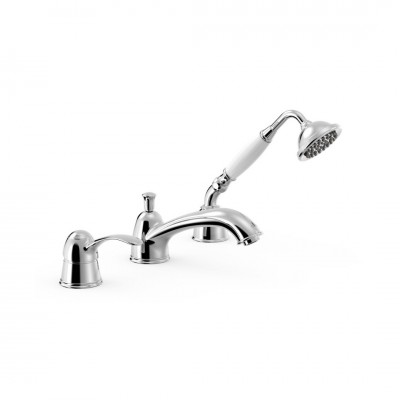 Tres Clasic bateria wannowa trzyotworowa chrom 24214501