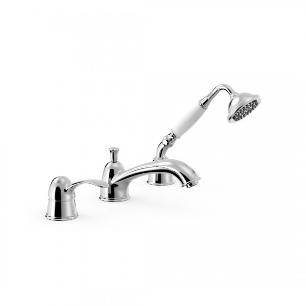 Tres Clasic bateria wannowa trzyotworowa chrom 24214501