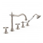 Tres Clasic bateria wannowa 5-otworowa stal 24214601AC