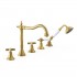 Tres Clasic bateria wannowa 5-otworowa stare złoto 24214601LV