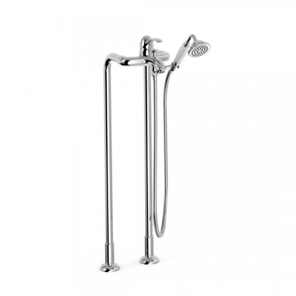 Tres Clasic bateria wannowa wolnostojąca chrom 24219402