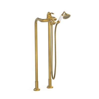 Tres Clasic bateria wannowa wolnostojąca stare złoto 24219402LV