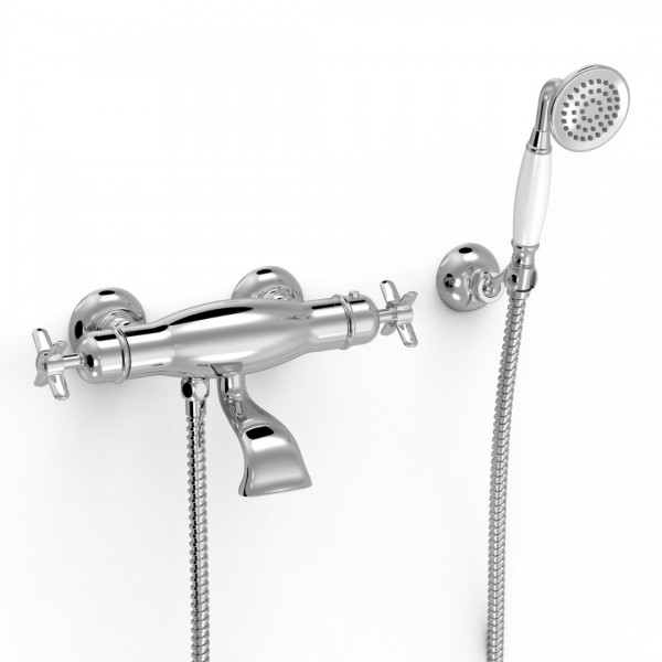 Tres Clasic bateria termostatyczna wannowa chrom 24217409