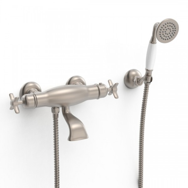 Tres Clasic bateria termostatyczna wannowa stal 24217409AC