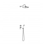 Tres Clasic zestaw natryskowy termostatyczny retro chrom 24235202