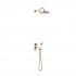 Tres Clasic zestaw natryskowy termostatyczny retro stare złoto mat 24235202LM