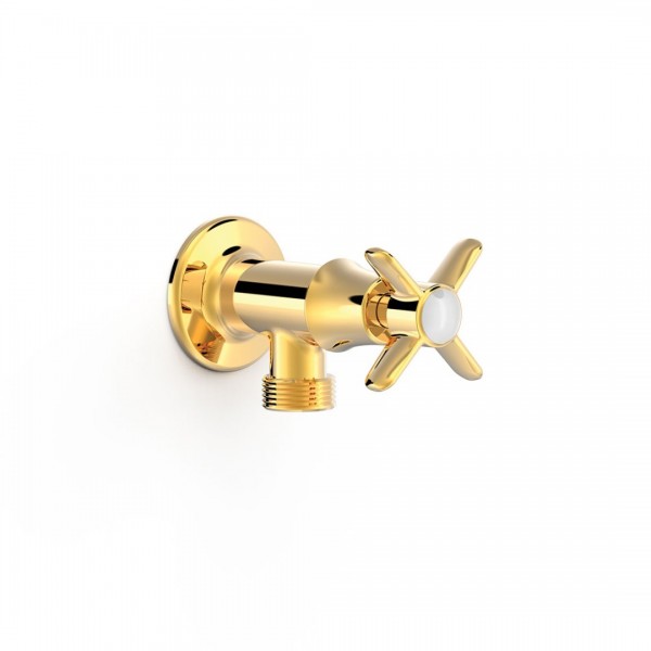 Tres Clasic zawór podtynkowy złoty połysk 24250001OR