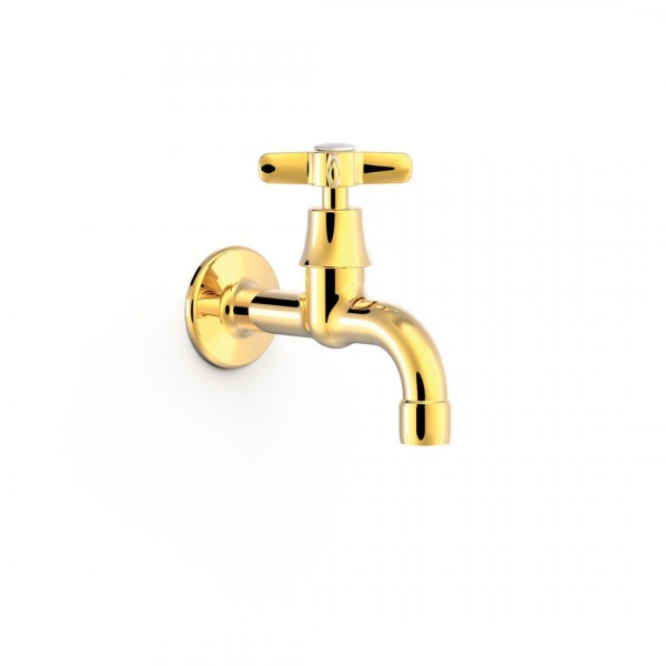 Tres Clasic zawór podtynkowy złoty połysk 24252001OR