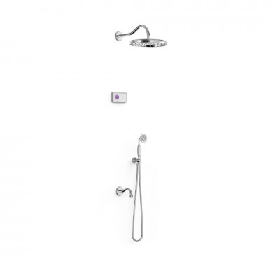 Tres Clasic zestaw wannowy termostatyczny podtynkowy chrom 09226301