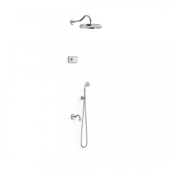 Tres Clasic zestaw wannowy termostatyczny podtynkowy chrom 09226301