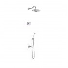 Tres Clasic zestaw wannowy termostatyczny podtynkowy chrom 09226301