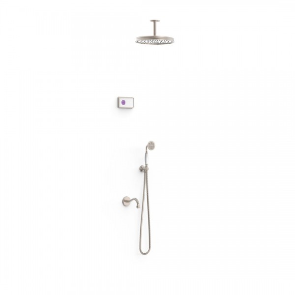 Tres Clasic zestaw wannowy termostatyczny podtynkowy stal 09226302AC