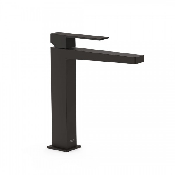 Tres Slim Exclusive bateria umywalkowa wysoka czarny mat 20210303NM