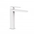Tres Slim bateria umywalkowa stojąca wysoka biały mat 20210303BM