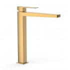 Tres Slim Exclusive bateria umywalkowa stojąca wysoka złoty mat 20210305OM