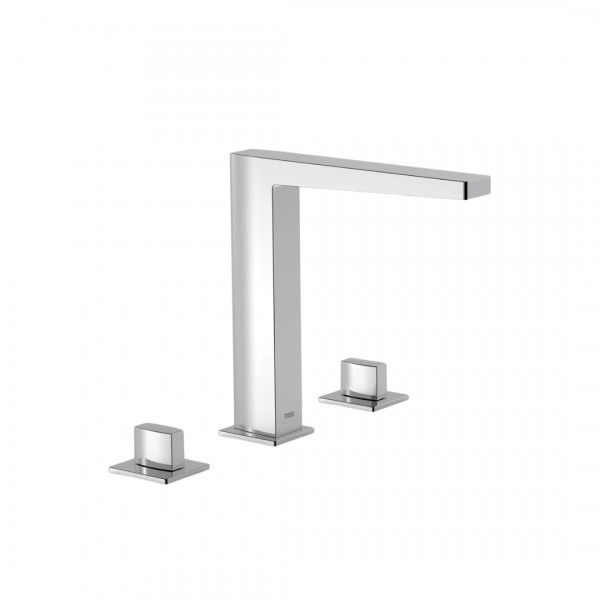 Tres Slim bateria umywalkowa 3-otworowa stojąca chrom 20210501