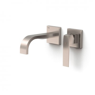 Tres Slim bateria umywalkowa podtynkowa wylewka 18 cm stal 20230023AC