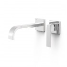 Tres Slim bateria umywalkowa podtynkowa wylewka 24 cm chrom 20230024