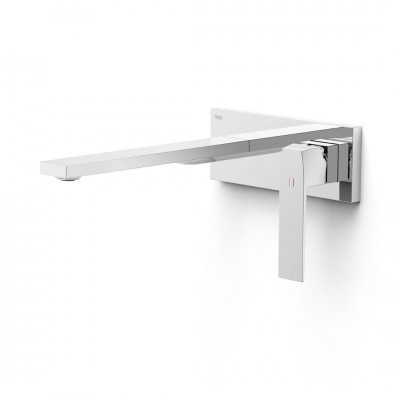 Tres Slim bateria umywalkowa podtynkowa wylewka 24 cm chrom 20230032