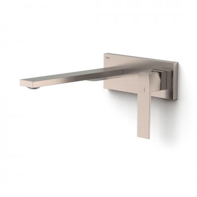 Tres Slim bateria umywalkowa podtynkowa wylewka 24 cm stal 20230032AC