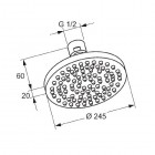 Kludi Bozz zestaw prysznicowy nr 3