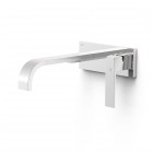 Tres Slim bateria umywalkowa podtynkowa wylewka 24 cm chrom 20230034