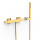 Tres Slim bateria prysznicowa ścienna złoty mat 20216701OM