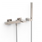 Tres Slim bateria wannowa ścienna stal 20217001AC