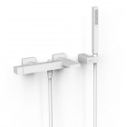 Tres Slim bateria wannowa ścienna biały mat 20217001BM