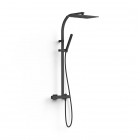 Tres Slim Exclusive zestaw natryskowy czarny mat 20219101NM