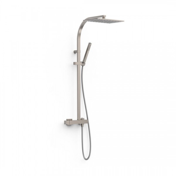 Tres Slim Tres zestaw natryskowy ścienny stal 20219101AC