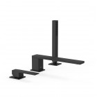 Tres Slim Exclusive bateria wannowa 3-otworowa czarny mat 20216101NM