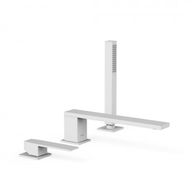 Tres Slim bateria wannowa 3-otworowa biały mat 20216101BM