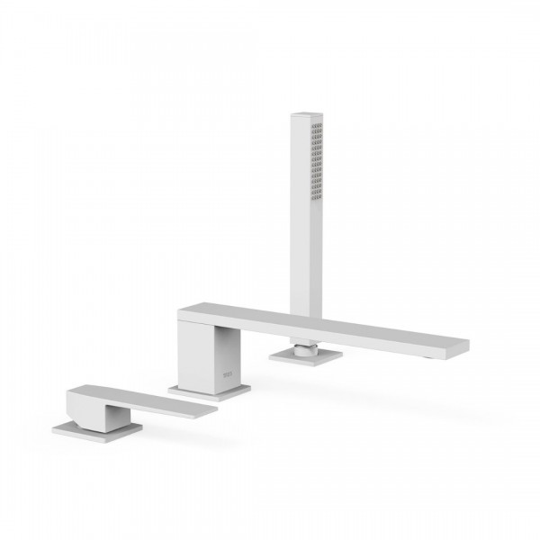 Tres Slim bateria wannowa 3-otworowa biały mat 20216101BM