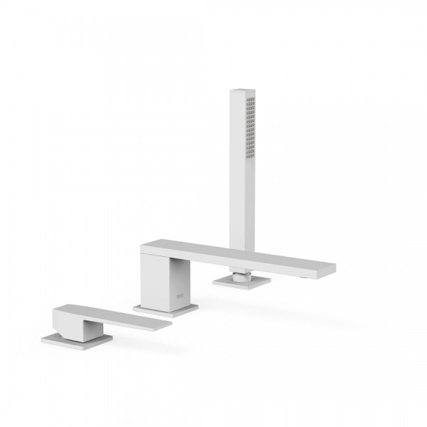 Tres Slim bateria wannowa 3-otworowa biały mat 20216103BM